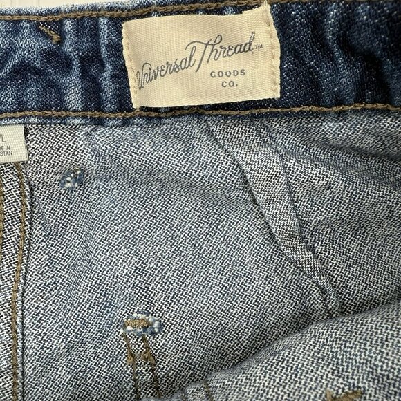 Universal Thread High Rise Wide Leg Jeans Medium Wash Sz 6 Long (Inseam 33”) - Picture 6 of 8